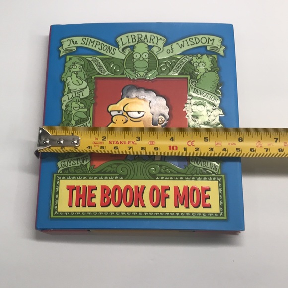 Rare The Book Of Moe From The Simpsons Library Of Wisdom Hardcover 2008 Edition - Picture 11 of 12